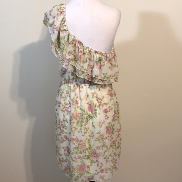 Francesca’s Pastel One Shoulder Dress - Picture 4 of 8